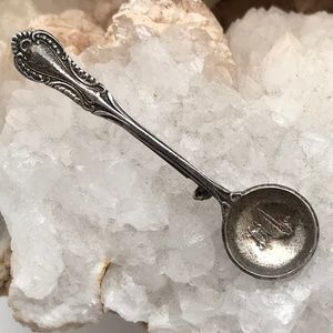 Vintage Fine Arts Sterling Spoon Brooch/Pin